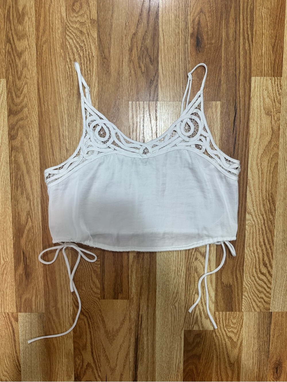 Free People Intimately Blouson Brami Lace Trim Cami Tank Top XS Boho